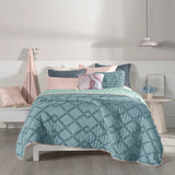 CELESTE NUUT JACQUARD TEXTURE REVERSIBLE COMFORTER 1 PCS QUEEN SIZE MADE IN MEXICO