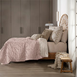 BLOOM NUUT JACQUARD TEXTURE REVERSIBLE COMFORTER 1 PCS TWIN SIZE MADE IN MEXICO