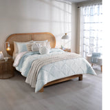 OASIS PALM TREE REVERSIBLE COMFORTER SET 5 PCS CALIFORNIA KING SIZE MADE IN MEXICO