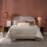 AKUMAL MARBLE SOFT TEXTURE REVERSIBLE COMFORTER SET 5 PCS KING SIZE MADE IN MEXICO
