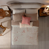 AKUMAL MARBLE SOFT TEXTURE REVERSIBLE COMFORTER SET 5 PCS KING SIZE MADE IN MEXICO