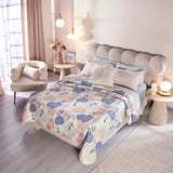 MALGA NATURAL SPECIAL FABRIC ULTRA SLIM REVERSIBLE REVERSIBLE COMFORTER 1 PCS KING SIZE MADE IN MEXICO