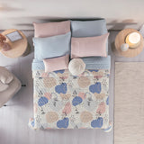MALGA NATURAL SPECIAL FABRIC ULTRA SLIM REVERSIBLE REVERSIBLE COMFORTER 1 PCS KING SIZE MADE IN MEXICO