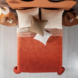 MITLA DEGRADE TREND SPECIAL FABRIC ULTRA SLIM REVERSIBLE COMFORTER 1 PCS QUEEN SIZE MADE IN MEXICO