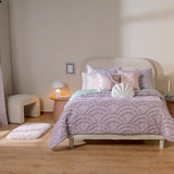 IRIS NUUT JACQUARD TEXTURE REVERSIBLE COMFORTER 1 PCS KING SIZE MADE IN MEXICO