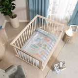 T-REX BABY BOYS CRIB BEDDING NURSERY SET 3 PCS MADE IN MEXICO