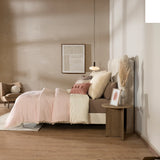 SEVILLA DUVET COVER CRACKED WASHED TEXTURE REVERSIBLE COMFORTER 1 PCS QUEEN SIZE MADE IN MEXICO