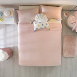 SWEET PINK LIGHT BLANKET SOFTY AND WARM QUEEN SIZE MADE IN MEXICO