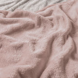 SWEET PINK LIGHT BLANKET SOFTY AND WARM QUEEN SIZE MADE IN MEXICO