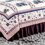 CHARM FLOWERS REVERSIBLE COMFORTER SET 6 PCS TWIN SIZE