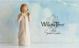 TRULY GOLDEN FIGURE SCULPTURE HAND PAINTING WILLOW TREE BY SUSAN LORDI