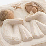 FRIENDSHIP KEEPSAKE BOX FIGURE SCULPTURE HAND PAINTING WILLOW TREE BY SUSAN LORDI