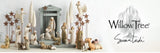 METAL STAR BACKDROP FIGURE SCULPTURE HAND PAINTING WILLOW TREE BY SUSAN LORDI