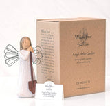 ANGEL OF THE GARDEN FIGURE SCULPTURE HAND PAINTING WILLOW TREE BY SUSAN LORDI