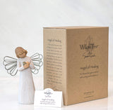 ANGEL OF HEALING FIGURE SCULPTURE HAND PAINTING WILLOW TREE BY SUSAN LORDI