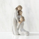 OUR HEALING TOUCH FIGURE SCULPTURE HAND PAINTING WILLOW TREE BY SUSAN LORDI