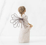 SUNSHINE ANGEL FIGURE SCULPTURE HAND PAINTING WILLOW TREE BY SUSAN LORDI