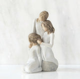 OUR HEALING TOUCH FIGURE SCULPTURE HAND PAINTING WILLOW TREE BY SUSAN LORDI