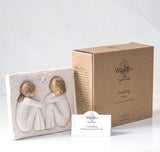 FRIENDSHIP PLAQUE FIGURE SCULPTURE HAND PAINTING WILLOW TREE BY SUSAN LORDI