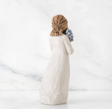 FORGET-ME-NOT FIGURE SCULPTURE HAND PAINTING WILLOW TREE BY SUSAN LORDI