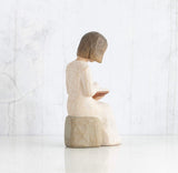 WISDOM FIGURE SCULPTURE HAND PAINTING WILLOW TREE BY SUSAN LORDI