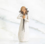 FRIENDSHIP FIGURE SCULPTURE HAND PAINTING WILLOW TREE BY SUSAN LORDI