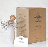 JUST FOR YOU ANGEL FIGURE SCULPTURE HAND PAINTING WILLOW TREE BY SUSAN LORDI