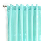 MINT VIASOFT MID LIGHT CURTAINS WINDOWS PANELS LONG 2 PCS
