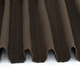 CATANIA COCOA BLACKOUT CURTAINS WINDOWS PANELS SHORT 2 PCS
