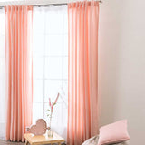 ROSE MATURA VIASOFT MID LIGHT CURTAINS WINDOWS PANELS LONG 2 PCS