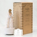 CLOSE TO ME MUSICAL BOX FIGURE SCULPTURE HAND PAINTING WILLOW TREE BY SUSAN LORDI