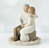 ANNIVERSARY CAKE TOPPER FIGURE SCULPTURE HAND PAINTING WILLOW TREE BY SUSAN LORDI