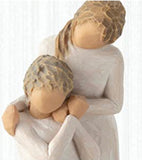 LOVING MY MOTHER FIGURE SCULPTURE HAND PAINTING WILLOW TREE BY SUSAN LORDI