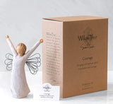COURAGE ANGEL FIGURE SCULPTURE HAND PAINTING WILLOW TREE BY SUSAN LORDI