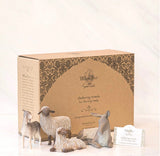 SHELTERING ANIMALS FOR THE HOLY FAMILY FIGURE SCULPTURE HAND PAINTING WILLOW TREE BY SUSAN LORDI