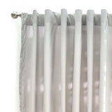 GRAY VIASOFT MID LIGHT CURTAINS WINDOWS PANELS LONG 2 PCS