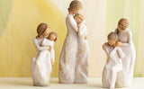 LOVING MY MOTHER FIGURE SCULPTURE HAND PAINTING WILLOW TREE BY SUSAN LORDI