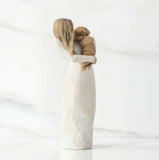 ADORABLE YOU GOLDEN DOG FIGURE SCULPTURE HAND PAINTING WILLOW TREE BY SUSAN LORDI