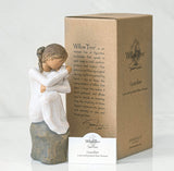 GUARDIAN FIGURE SCULPTURE HAND PAINTING WILLOW TREE BY SUSAN LORDI