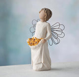 SUNSHINE ANGEL FIGURE SCULPTURE HAND PAINTING WILLOW TREE BY SUSAN LORDI