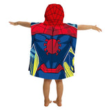 SPIDERMAN MARVEL ORIGINAL LICENSED BEACH HOODED TOWEL SUPER SOFT (23.6”x47.2”)