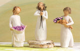 FRIENDSHIP FIGURE SCULPTURE HAND PAINTING WILLOW TREE BY SUSAN LORDI