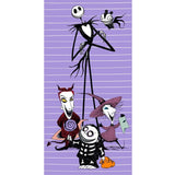 THE NIGHTMARE BEFORE CHRISTMAS DISNEY ORIGINAL LICENSED BEACH TOWEL SUPER SOFT (27”x54”)
