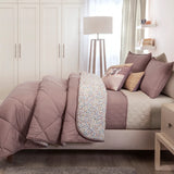 PRETTY REVERSIBLE COMFORTER SET 6 PCS KING SIZE MADE IN MEXICO