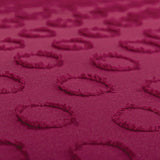 MERLOT APLICACIÓN CHENILLE TEXTURE REVERSIBLE COMFORTER SET 6 PCS KING SIZE MADE IN MEXICO