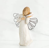 THINKING OF YOU ANGEL FIGURE SCULPTURE HAND PAINTING WILLOW TREE BY SUSAN LORDI