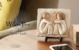 FRIENDSHIP PLAQUE FIGURE SCULPTURE HAND PAINTING WILLOW TREE BY SUSAN LORDI