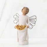 SUNSHINE ANGEL FIGURE SCULPTURE HAND PAINTING WILLOW TREE BY SUSAN LORDI