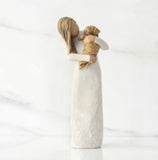 ADORABLE YOU GOLDEN DOG FIGURE SCULPTURE HAND PAINTING WILLOW TREE BY SUSAN LORDI