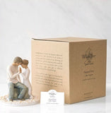 AROUND YOU CAKE TOPPER FIGURE SCULPTURE HAND PAINTING WILLOW TREE BY SUSAN LORDI